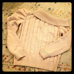 Off the shoulder sweater